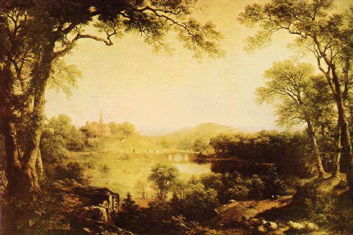 Asher Brown Durand Day of Rest Sweden oil painting art